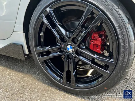 BMW 118d 819M 블랙유광 휠도색 + 레드 캘리퍼 도색 / 용인 처인구