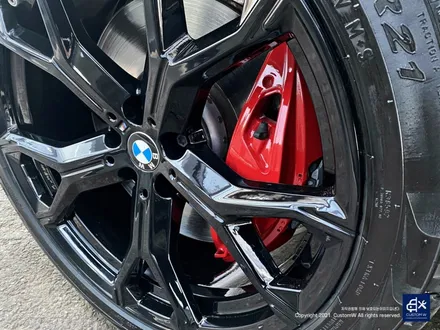 BMW G06 X6 블랙유광 휠도색 + 레드 캘리퍼 도색 / 용인 처인구