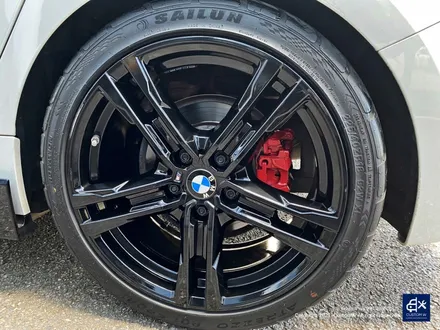 BMW 118d 819M 블랙유광 휠도색 + 레드 캘리퍼 도색 / 용인 처인구