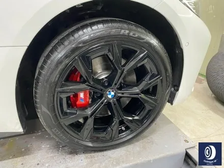 BMW G29  420i 그란쿠페 공포의?! 860M (커버 포함) 블랙 유광 휠도색 + 레드 캘리퍼 도색 작업까지_! (보험긴급출동서비스 / 세이프티 로더 (캐리어 카) 출고) / 용인 처인구