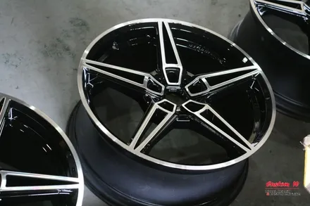 BMW 4시리즈 슈니처(AC Schnitzer) 도색 휠을 다이아몬드컷팅휠(블랙폴리시)로 변신하다. / 용인 처인구