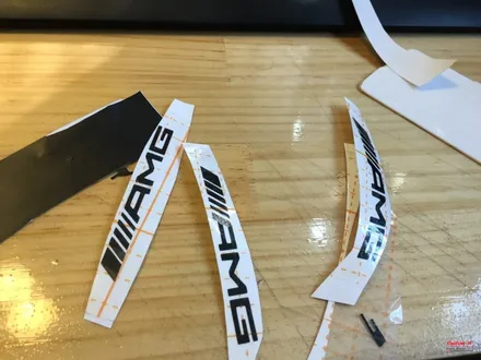 고스트크롬 휠도색 그리고 AMG 캘리퍼 처럼 캘리퍼도색- 벤츠 E클래스 쿠페. / 용인 처인구