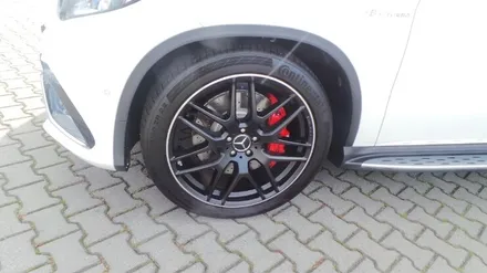 ML의 후속 벤츠 GLE 63AMG 다이아몬드컷팅 휠수리, 63S AMG 캘리퍼처럼 레드로 캘리퍼도색. / 용인 처인구