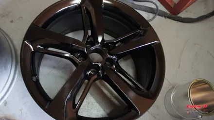 A7휠을 RS7 다이아몬드컷팅휠 처럼 만들다! 다이아몬드컷팅 휠수리를 이용한 블랙폴리쉬 휠 만들기. / 용인 처인구
