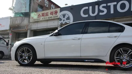 BMW 신차 휠도색- 328I 고스트크롬. / 용인 처인구
