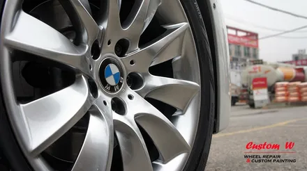 원하시는 컬러와 톤을 위해... BMW 5시리즈 터빈휠 고스트크롬 밝은톤(휘도는↓). / 용인 처인구