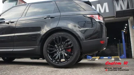레인지로버 스포츠(Range rover sport) 블랙유광 휠도색으로 포스는 나의 것으로! / 용인 처인구
