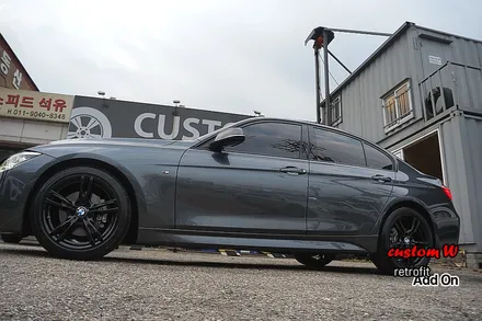 F30 BMW 328I 블랙유광 휠도색. / 용인 처인구