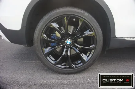 BMW X6 40d 기존 휠도색 차량의 휠수리를 위한 재방문. / 용인 처인구