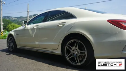 벤츠 CLS 63 AMG 고스트크롬 휠도색. / 용인 처인구