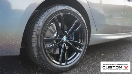 BMW 6GT 블랙유광(하이그로시블랙) 휠도색. / 용인 처인구