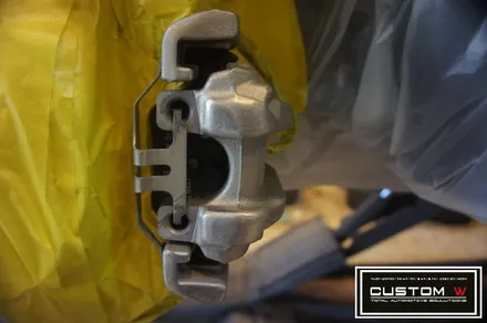 BMW 320D M팩 블랙유광 휠도색,블루 캘리퍼도색. / 용인 처인구
