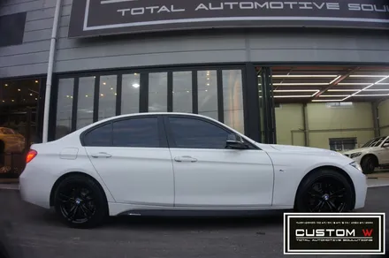BMW 320D 441M  블랙유광 휠도색 작업 입니다.! 분당 용인 수입차 BMW 휠수리 휠도색 커스텀W / 용인 처인구