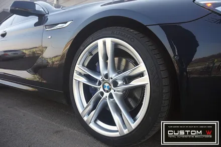 BMW 640D 휠상처 수리후, 하이퍼 실버  휠도색.! 커스텀W / 용인 처인구