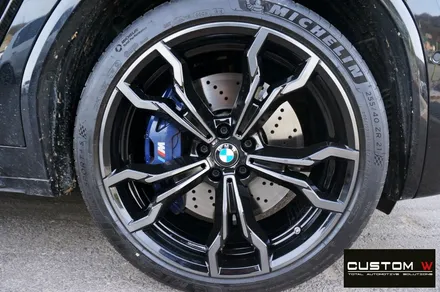 BMW X4 블랙폴리시 다이아몬드컷팅 스모크 클리어 휠수리 / 용인 처인구