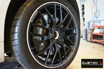 꾸준한 인기 벤츠 AMG GT  쿠페 무광 블랙 실버 투톤 휠 도색 / 용인 처인구