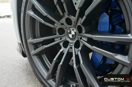 BMW F90 신형 M5 매트 그레이(사틴 그레이) 휠 도색 / 용인 처인구