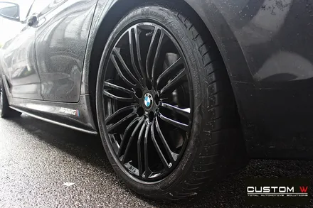 BMW M 530i 664M 휠 상처 수리 후 블랙유광 휠도색 / 용인 처인구