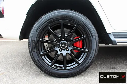 벤츠 신형 G63 AMG 무광블랙(맷블랙) 휠도색 / 용인 처인구