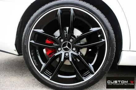 벤츠 E53 AMG 블랙 실버 투톤 유광 휠도색 / 용인 처인구