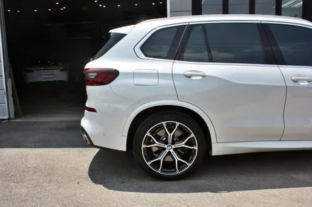 BMW X5 휠 상처 수리 후 다이아몬드 컷팅 휠복원 / 용인 처인구