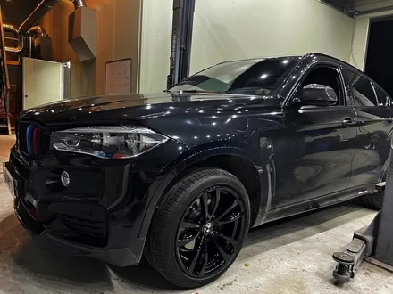 BMW X6 휠수리 후 블랙유광 휠도색 / 용인 처인구