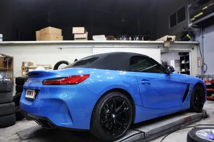 BMW Z4 M40i 블랙유광 휠도색 / 용인 처인구