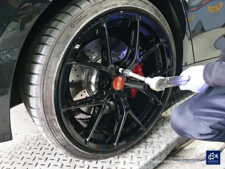 BMW 428i BBS FIR 휠수리 후 블랙유광 휠도색 / 용인 처인구