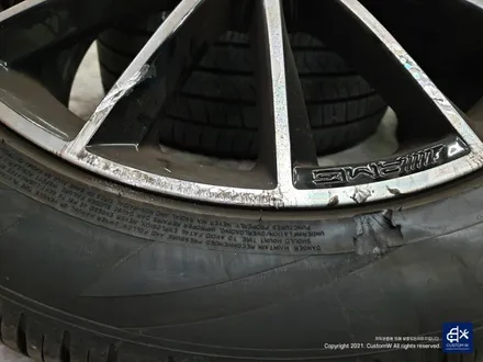 벤츠 GLE450 휠수리 후 블랙유광 휠도색 / 용인 처인구