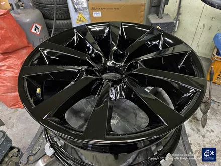 역대급 분진 제거! BMW F10 528i 휠수리 후 블랙유광 휠도색 + 블루 캘리퍼 도색 / 용인 처인구