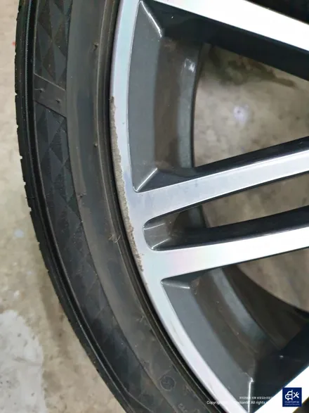 BMW G30 530e 664M 휠수리 후 블랙유광 휠도색 / 용인 처인구