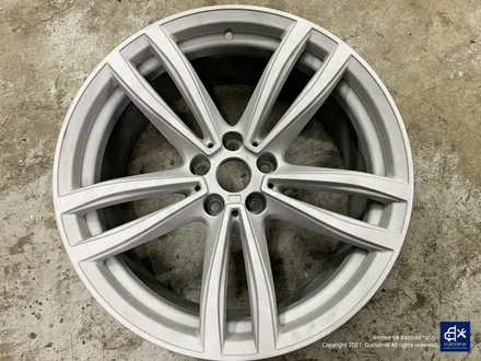 BMW 730Ld 박리 후 블랙유광 휠도색 + 블루 캘리퍼 도색 / 용인 처인구