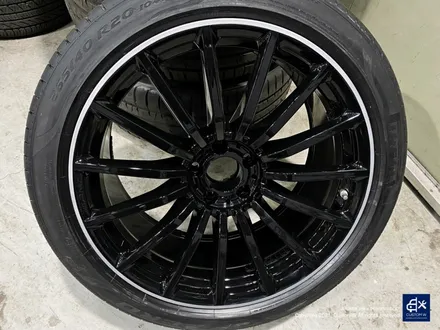 벤츠 GT43 AMG 블랙실버 투톤 유광 휠도색 / 용인 처인구