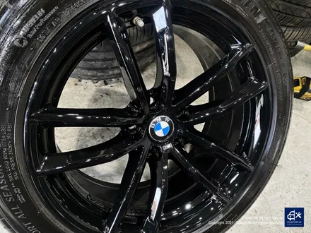 BMW G30 520d 662M 휠수리 후 블랙유광 휠도색 / 용인 처인구