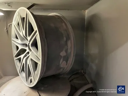 벤츠 GT43 AMG 휠수리 후 블랙 실버 투톤 유광 휠도색 / 용인 처인구