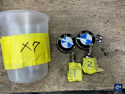 BMW X7 휠수리 후 블랙유광 휠도색 / 용인 처인구