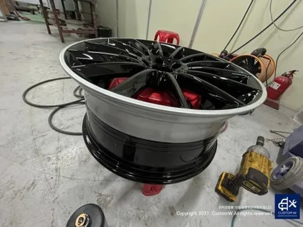 벤츠 E450 카브리올레 블랙 실버 투톤 유광 휠도색 ( 아쉬운 캘리퍼 도색은 나중을 기약하며 출고해 드렸어요~: - ) / 용인 처인구