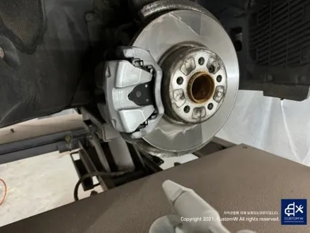 BMW G30 520i 하이그로시 블랙 휠도색 + 블루 캘리퍼 도색 / 용인 처인구
