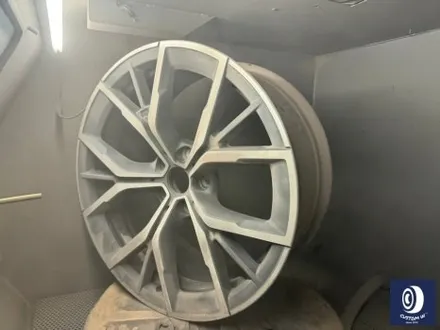 BMW G30 530i 845M 휠 상처 수리 후, 다이아몬드 커팅 복원 / 용인 처인구