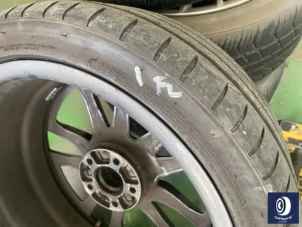 벤츠 C43 AMG 휠 상처 수리 후, 다이아몬드 커팅 가공을 이용한 블랙 폴리시 투톤 휠 커스텀 도색 / 용인 처인구