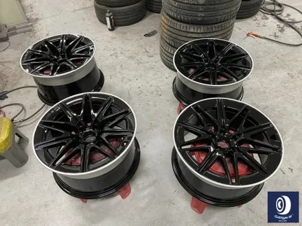 벤츠 GT43 AMG 유광 블랙 & 실버 투톤 휠도색 / feat. 고객 후기글 / 용인 처인구