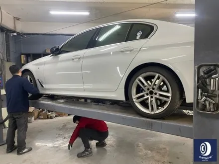 BMW 530i 664M 휠 상처 수리 후, 블랙유광 휠 복원 도색 / 재방문 / 용인 처인구