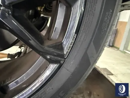5년 만에 입고된 차량 BMW G05 X5 40i 741M 21인치 휠 상처 수리 후, 블랙 휠 복원 도색 / 용인 처인구