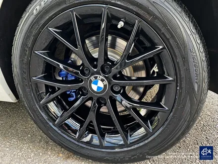 BMW 118d 휠수리 후 블랙유광 휠도색 + 블루 캘리퍼 도색 / 용인 처인구