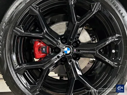 BMW X6 40i 신차 741M 블랙유광 휠도색 + 레드 캘리퍼 도색 / 용인 처인구