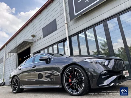벤츠 CLS53 AMG 투톤 유광 휠도색 + 레드 캘리퍼 도색 / 용인 처인구