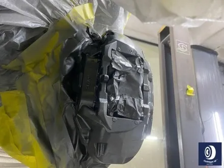 벤츠 GLC43 AMG 21인치 휠 상처 수리 후, 블랙 유광 휠 도색 + 건메탈 그레이 캘리퍼 도색 / 용인 처인구