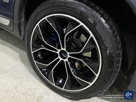 BMW X4 박리 후 블랙 폴리시 휠도색 + 블루 캘리퍼 도색 / 용인 처인구