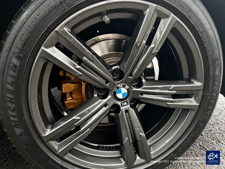 BMW G20 320d 휠수리 후 건메탈 유광 휠도색 + 카본 세라믹 골드 캘리퍼 도색 / 용인 처인구