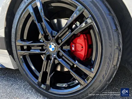 BMW 118d 819M 블랙유광 휠도색 + 레드 캘리퍼 도색 / 용인 처인구